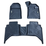 Isuzu D-Max DC A/T (GEN 7) Premium 3D Moulded TPE Car Mats